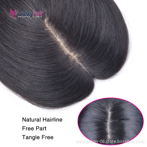 Fast shipping 100% remy natural straight hair topper net,hair toppers for women human hair